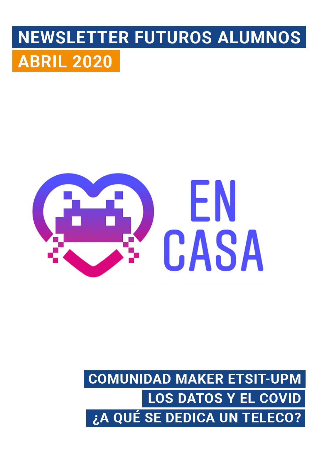 Newsletter – Abril 2020
