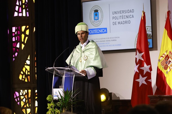 Rafael Nadal, doctor honoris causa por la UPM